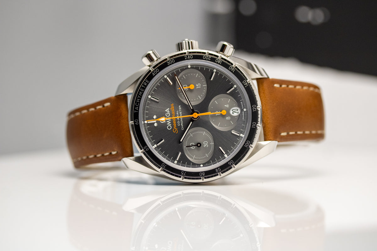 Omega Speedmaster 38 Co-Axial Chronograph 324.32.38.50.06.001 Grey Dial 38mm