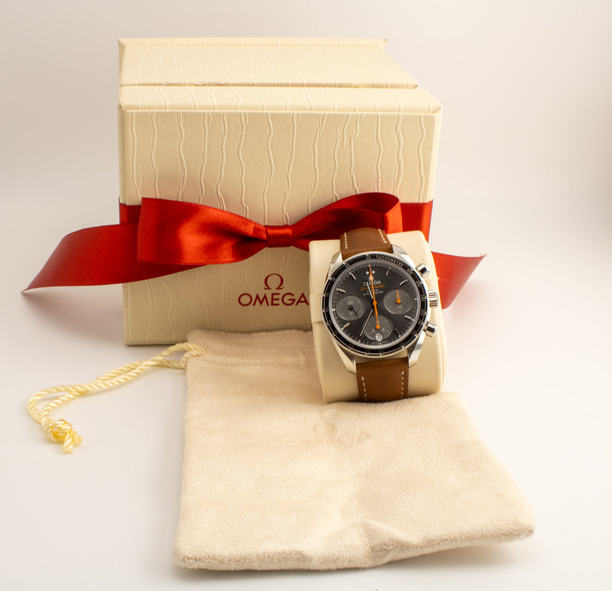 Omega Speedmaster 38 Co-Axial Chronograph 324.32.38.50.06.001 Grey Dial 38mm