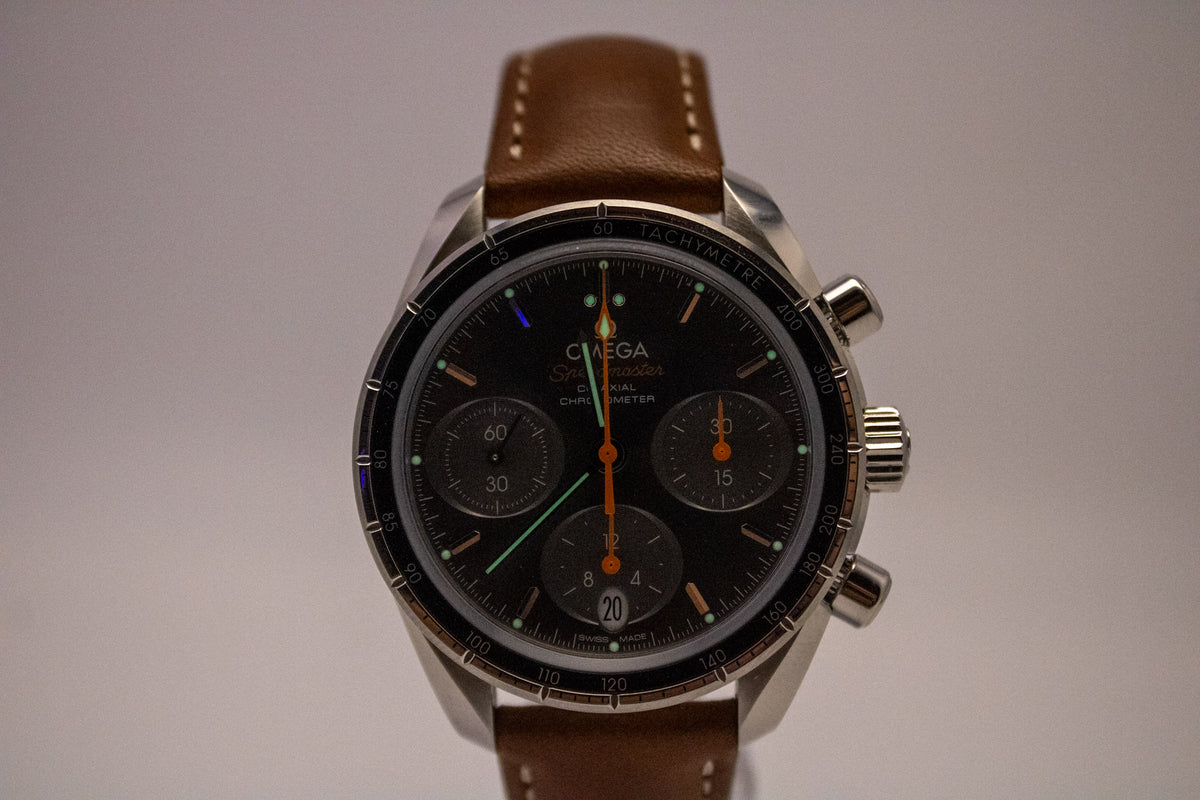 Omega Speedmaster 38 Co-Axial Chronograph 324.32.38.50.06.001 Grey Dial 38mm