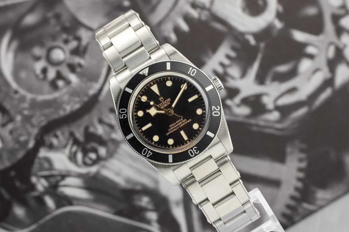 Tudor Black Bay 54 79000N Black Dial 37mm Three-Link Bracelet
