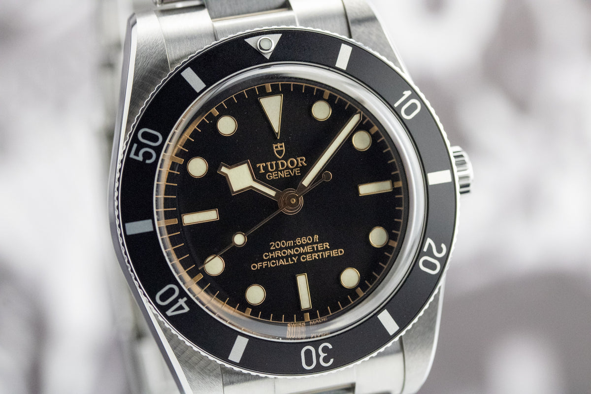 Tudor Black Bay 54 79000N Black Dial 37mm Three-Link Bracelet
