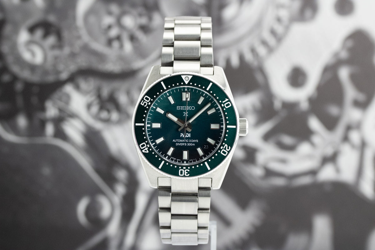 Seiko Prospex SPB501J1 1965 Heritage Diver PADI Special Edition Green Dial 40mm