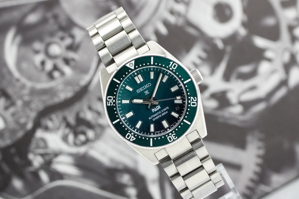 Seiko Prospex SPB501J1 1965 Heritage Diver PADI Special Edition Green Dial 40mm
