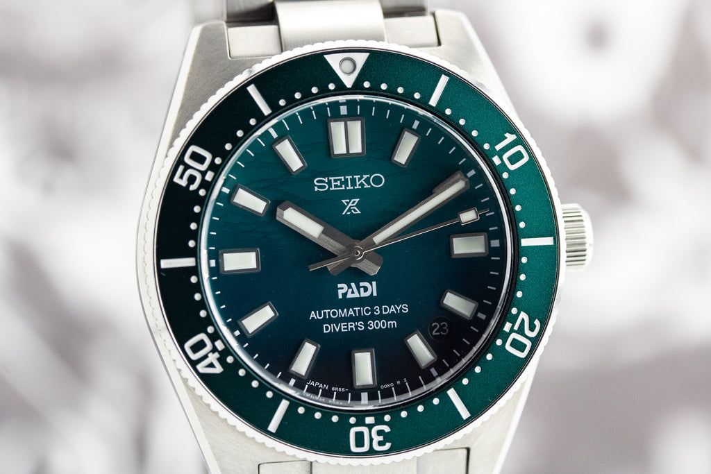 Seiko Prospex SPB501J1 1965 Heritage Diver PADI Special Edition Green Dial 40mm