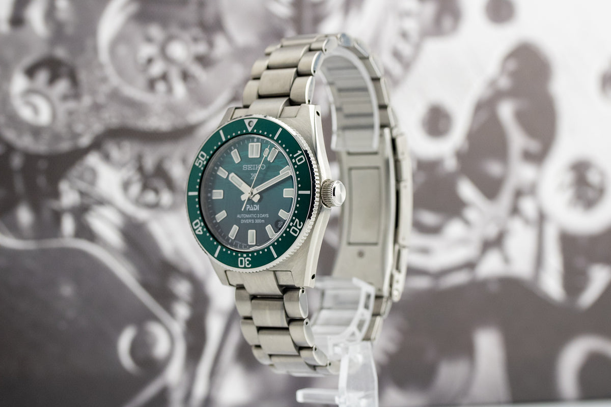 Seiko Prospex SPB501J1 1965 Heritage Diver PADI Special Edition Green Dial 40mm