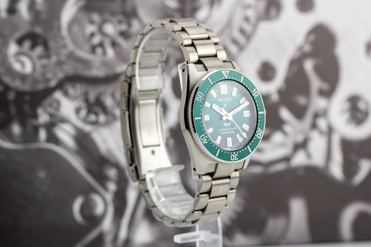 Seiko Prospex SPB501J1 1965 Heritage Diver PADI Special Edition Green Dial 40mm