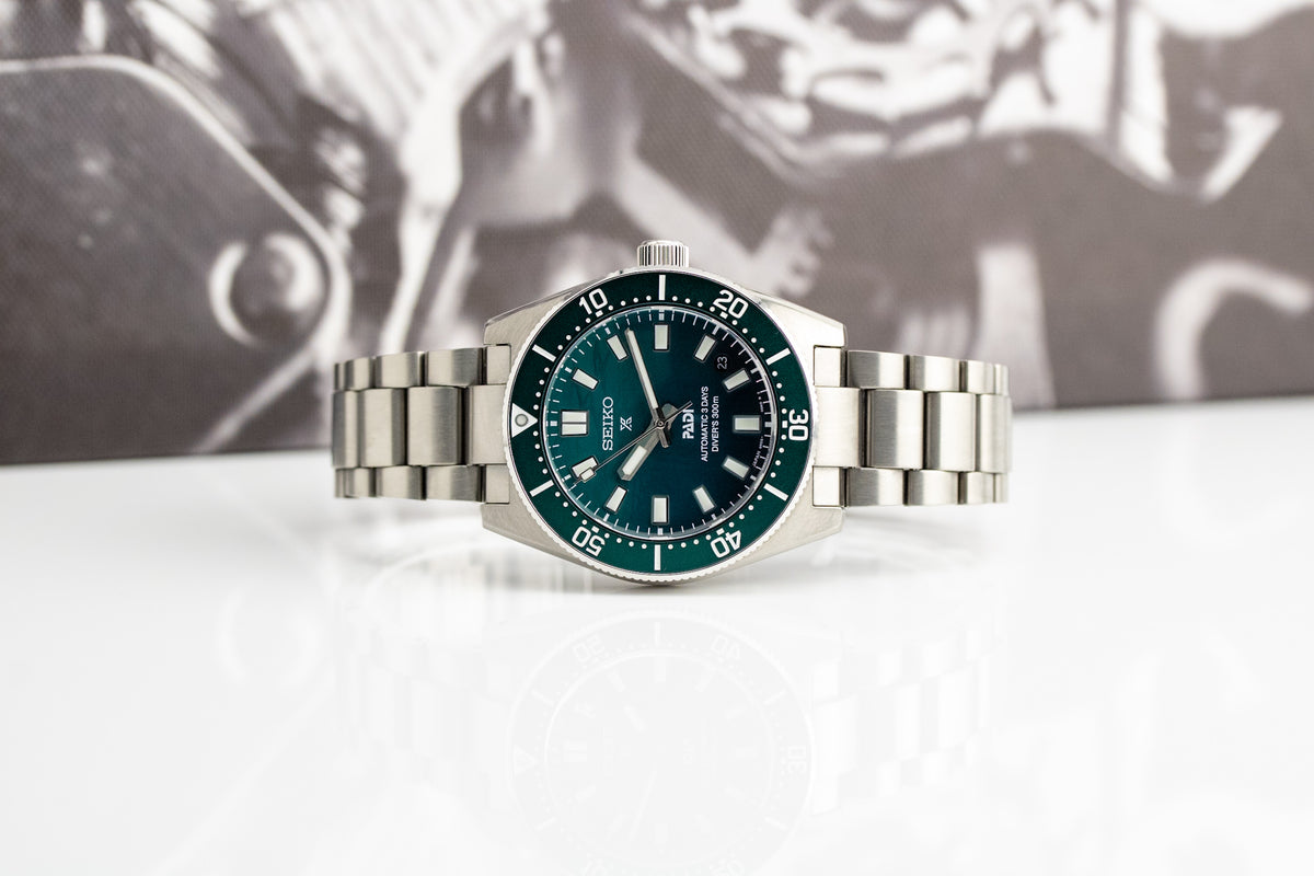 Seiko Prospex SPB501J1 1965 Heritage Diver PADI Special Edition Green Dial 40mm