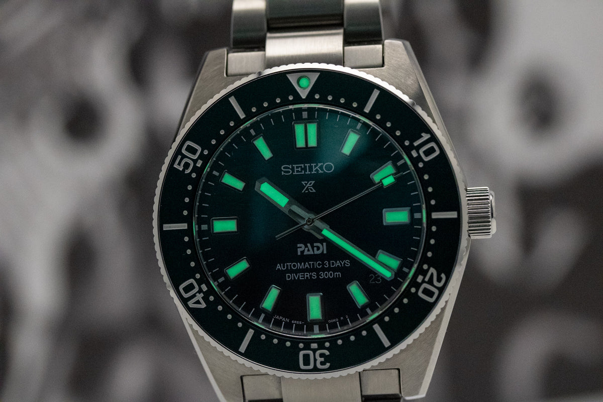 Seiko Prospex SPB501J1 1965 Heritage Diver PADI Special Edition Green Dial 40mm
