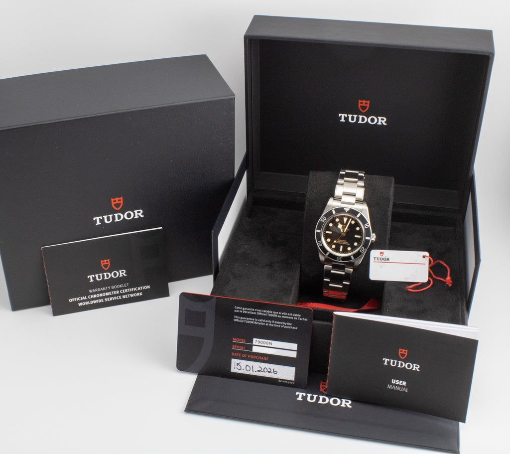 Tudor Black Bay 54 79000N Black Dial 37mm Three-Link Bracelet