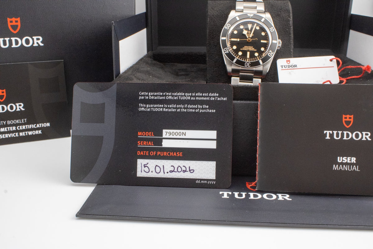 Tudor Black Bay 54 79000N Black Dial 37mm Three-Link Bracelet