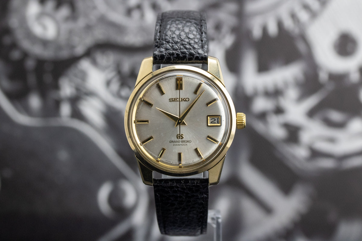 Vintage Grand Seiko 57GS 5722-9010 Cap Gold Manual Wind 1966 with GS Box