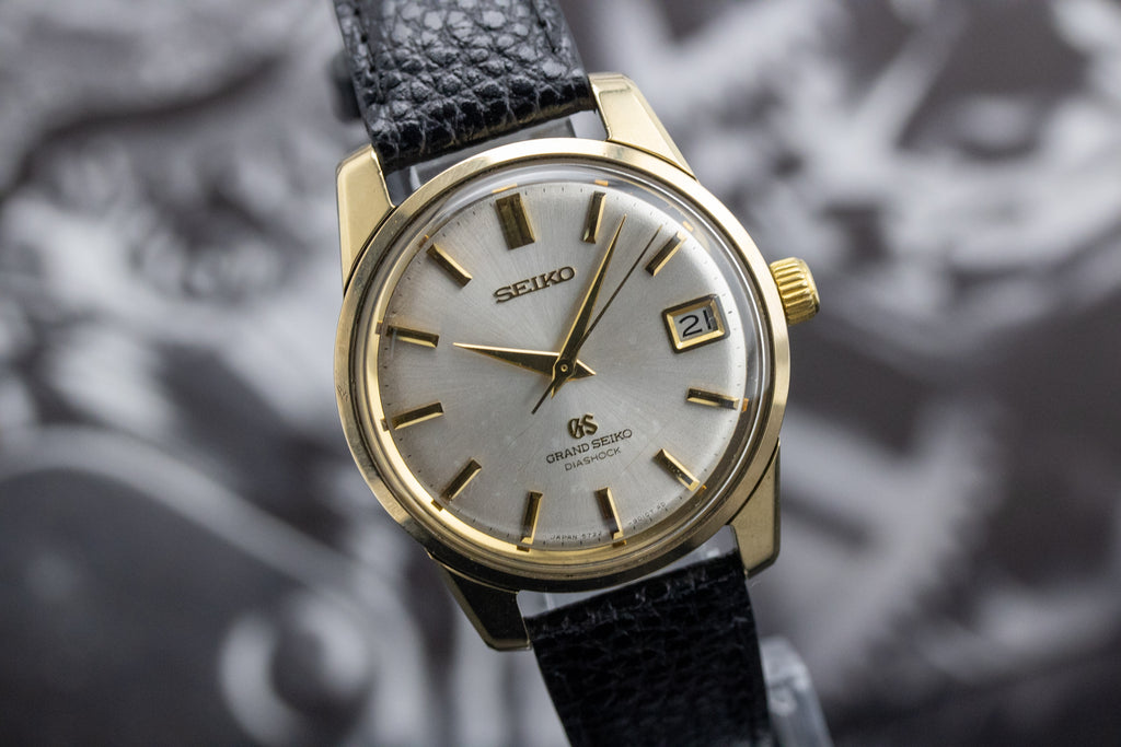 Vintage Grand Seiko 57GS 5722-9010 Cap Gold Manual Wind 1966 with GS Box