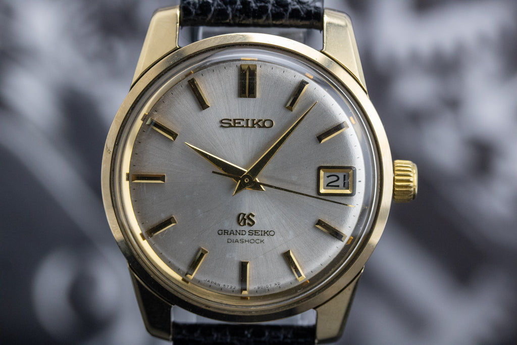 Vintage Grand Seiko 57GS 5722-9010 Cap Gold Manual Wind 1966 with GS Box