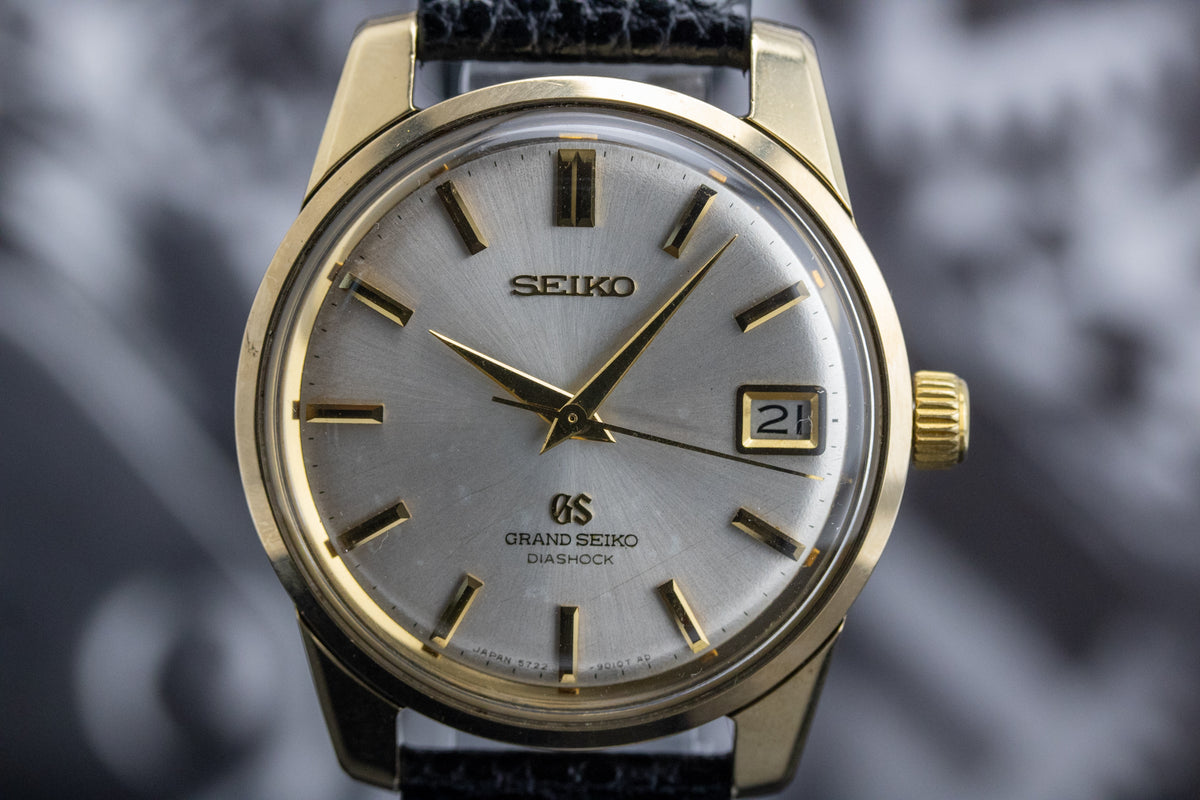 Vintage Grand Seiko 57GS 5722-9010 Cap Gold Manual Wind 1966 with GS Box