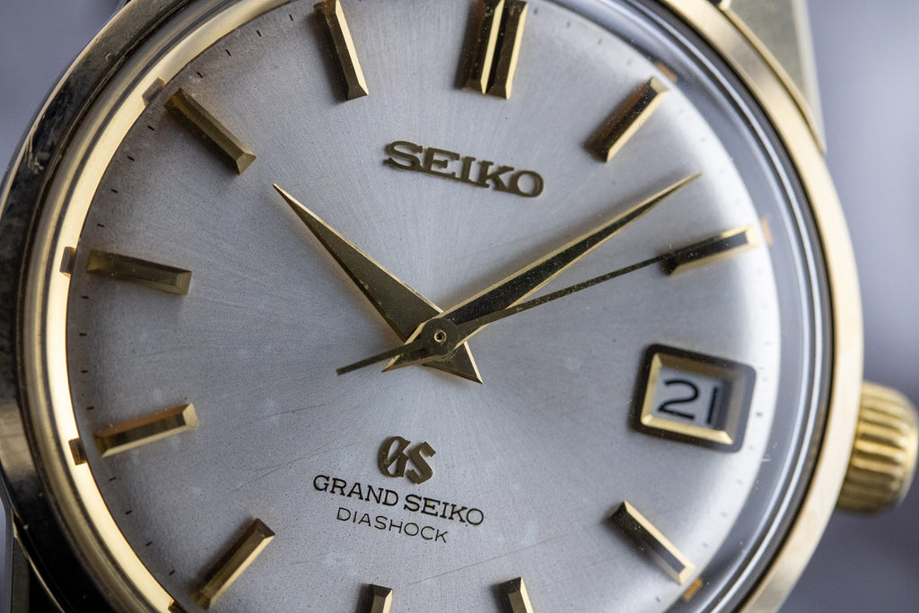 Vintage Grand Seiko 57GS 5722-9010 Cap Gold Manual Wind 1966 with GS Box