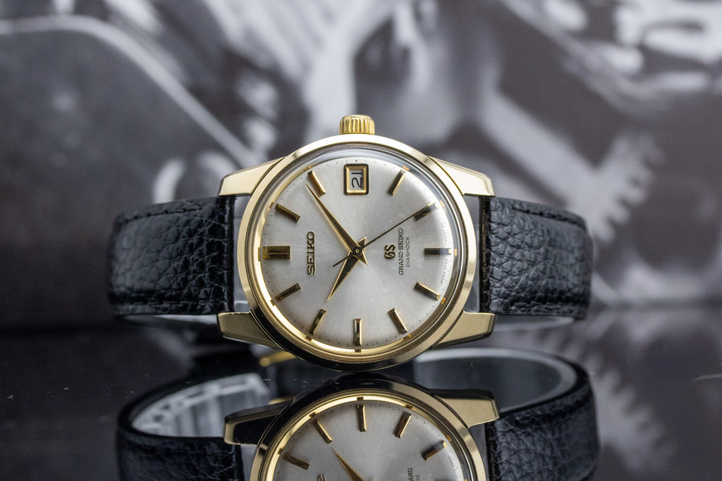 Vintage Grand Seiko 57GS 5722-9010 Cap Gold Manual Wind 1966 with GS Box