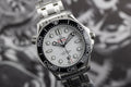 Omega Seamaster Diver 300M 210.30.42.20.04.001 White Dial Full Set + OEM Red Rubber Strap
