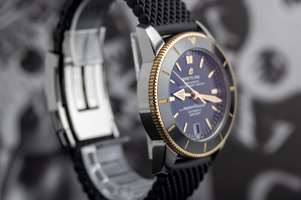 Breitling Superocean Heritage II B20 Automatic 42 UB2010 Black Dial Two-Tone