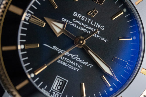 Breitling Superocean Heritage II B20 Automatic 42 UB2010 Black Dial Two-Tone