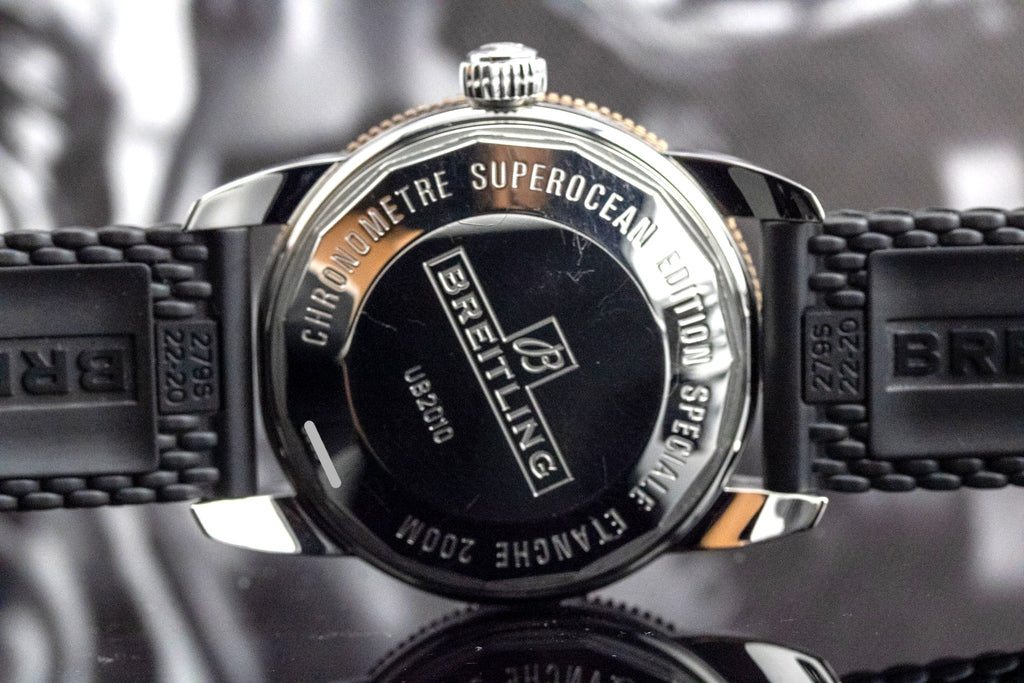 Breitling Superocean Heritage II B20 Automatic 42 UB2010 Black Dial Two-Tone