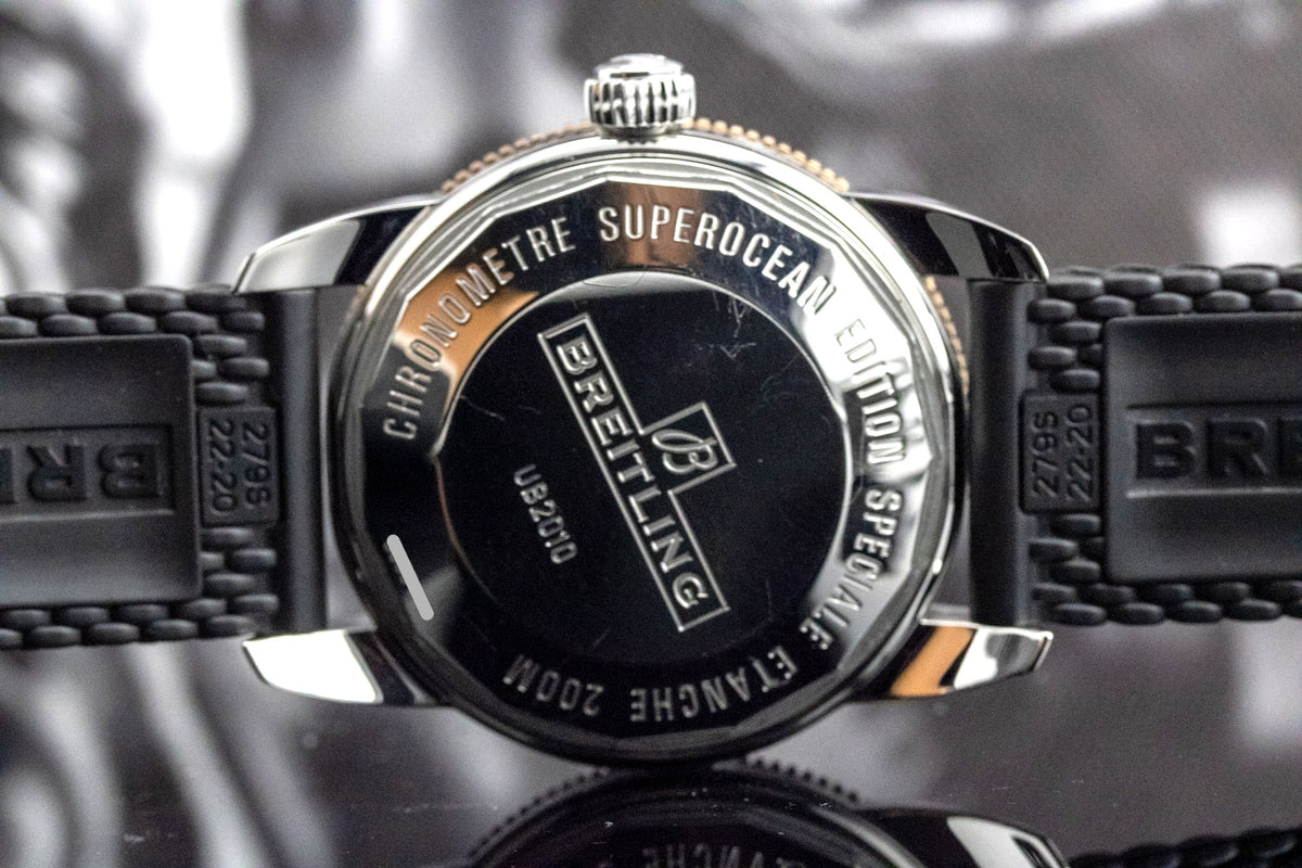 Breitling Superocean Heritage II B20 Automatic 42 UB2010 Black Dial Two-Tone