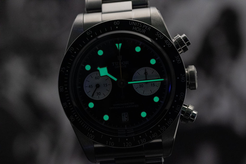 Tudor Black Bay Chronograph 79360N Reverse Panda 41mm 3-Link Bracelet