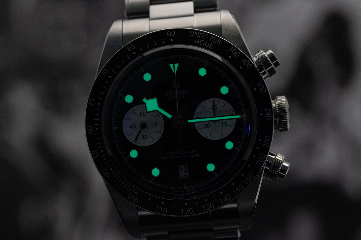 Tudor Black Bay Chronograph 79360N Reverse Panda 41mm 3-Link Bracelet
