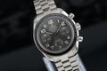 Omega Speedmaster Date 38 324.30.38.40.06.001 Grey Dial Automatic Chronograph Steel Bracelet