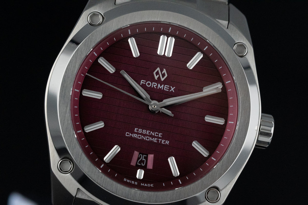 2026 Formex Essence FortyOne Gamaret Burgundy Dial 41mm Automatic COSC Chronometer