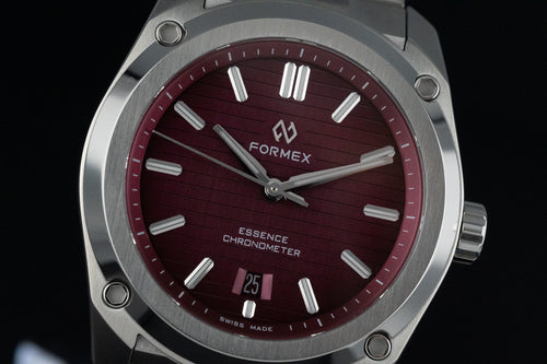 2026 Formex Essence FortyOne Gamaret Burgundy Dial 41mm Automatic COSC Chronometer