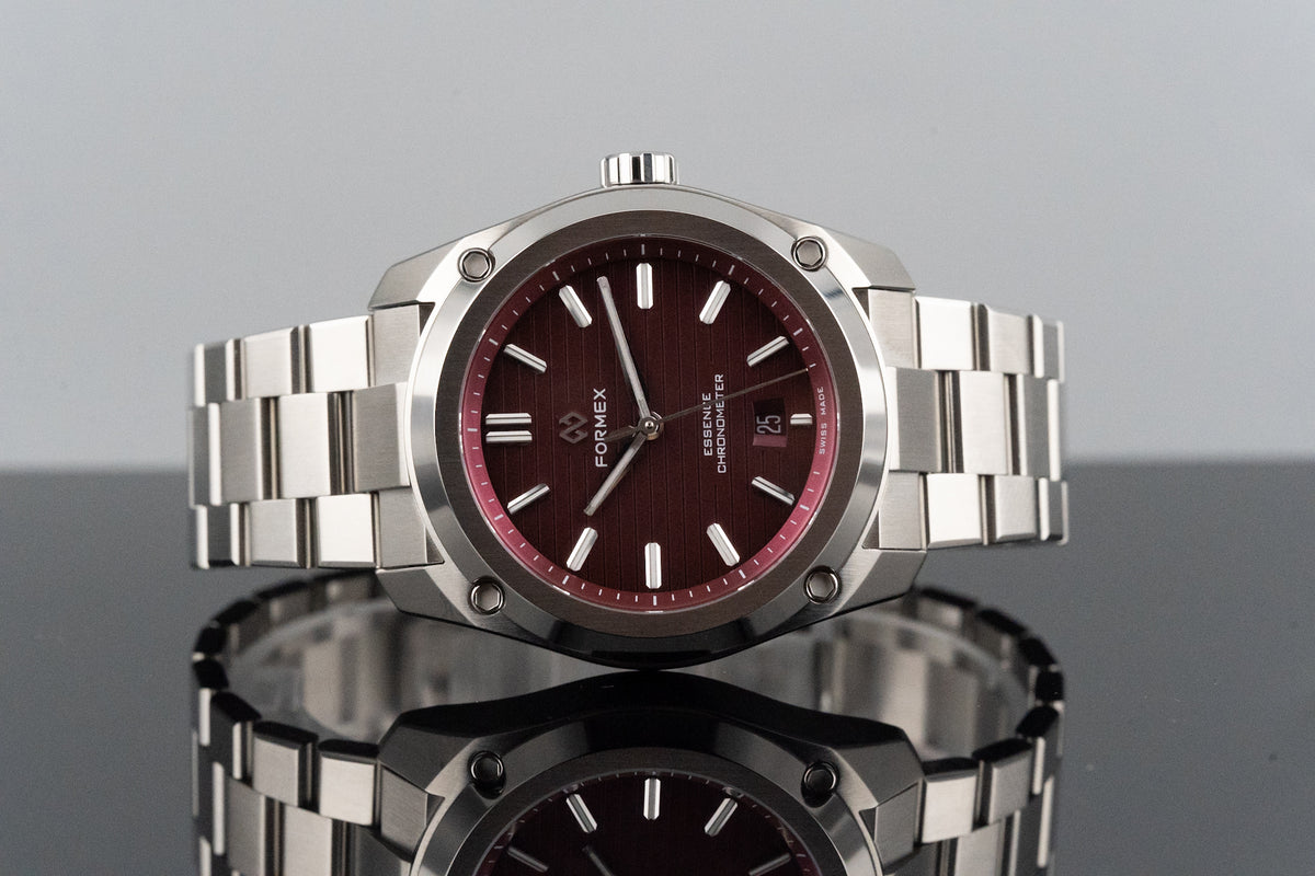 2026 Formex Essence FortyOne Gamaret Burgundy Dial 41mm Automatic COSC Chronometer