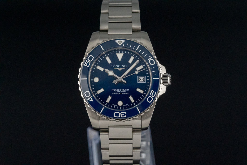 2026 Longines HydroConquest L3.779.4.96.6 Blue Dial Ceramic Bezel 42mm Automatic