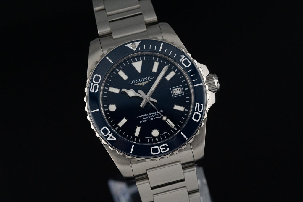 2026 Longines HydroConquest L3.779.4.96.6 Blue Dial Ceramic Bezel 42mm Automatic