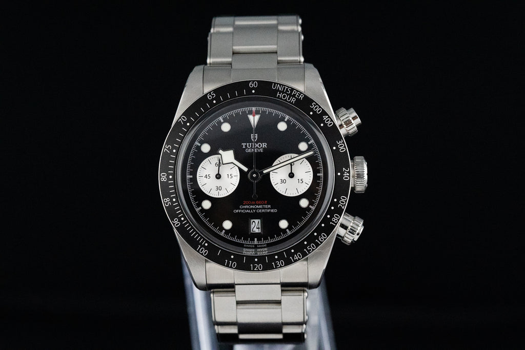 Tudor Black Bay Chronograph 79360N Reverse Panda 41mm 3-Link Bracelet