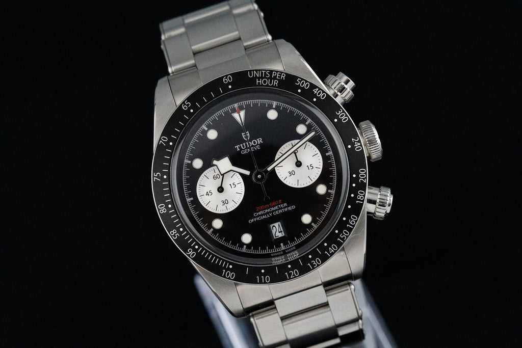 Tudor Black Bay Chronograph 79360N Reverse Panda 41mm 3-Link Bracelet
