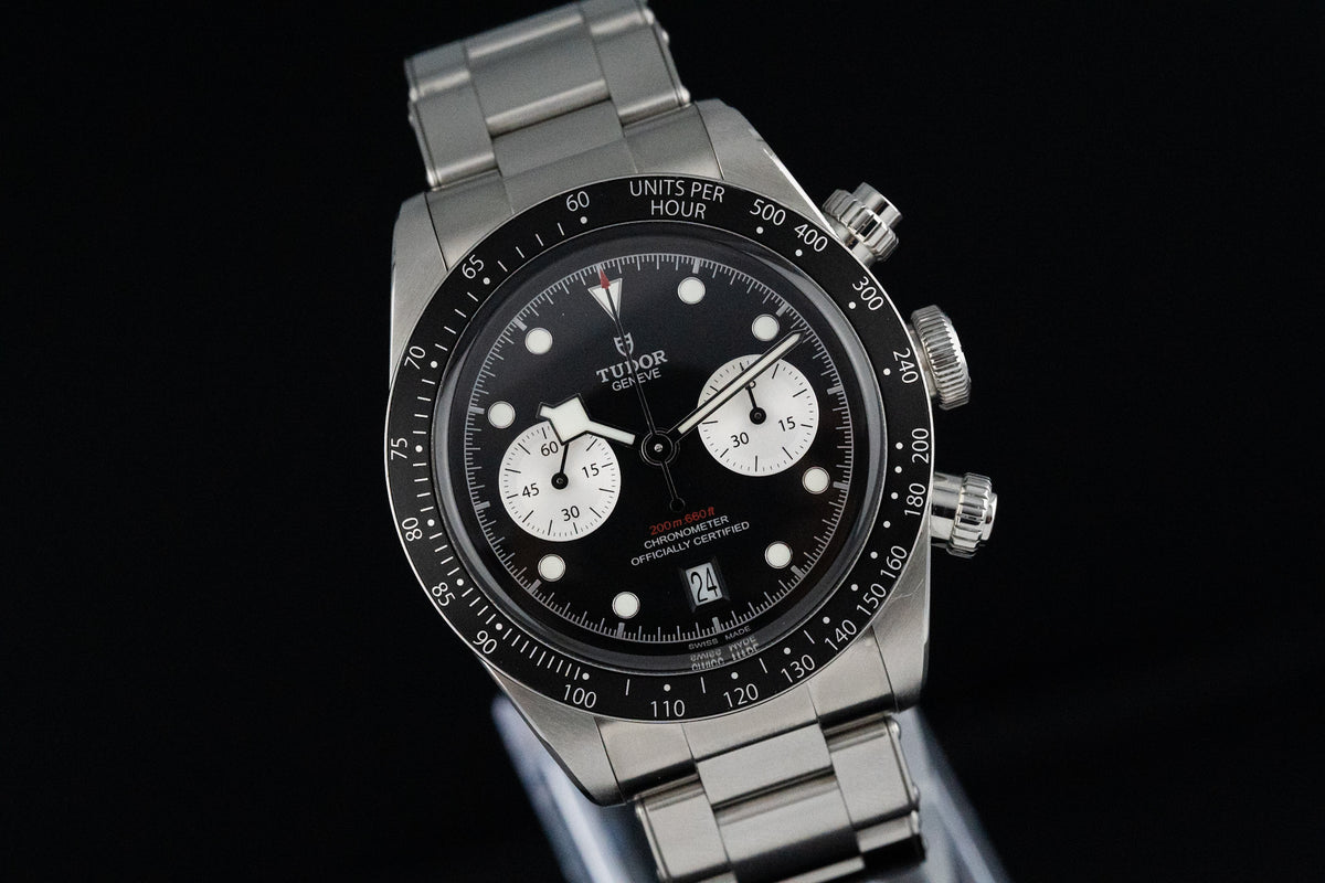Tudor Black Bay Chronograph 79360N Reverse Panda 41mm 3-Link Bracelet