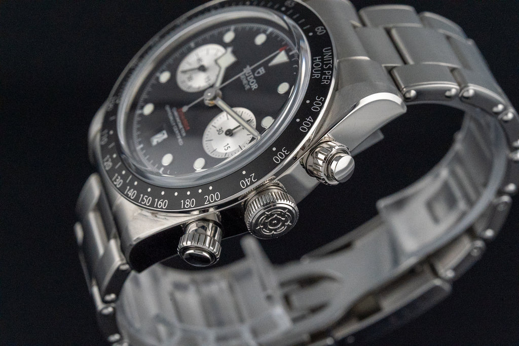 Tudor Black Bay Chronograph 79360N Reverse Panda 41mm 3-Link Bracelet