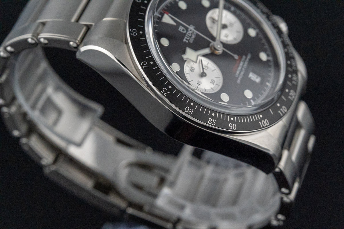 Tudor Black Bay Chronograph 79360N Reverse Panda 41mm 3-Link Bracelet