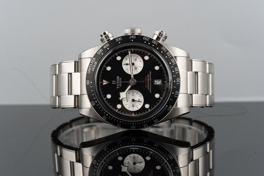 Tudor Black Bay Chronograph 79360N Reverse Panda 41mm 3-Link Bracelet