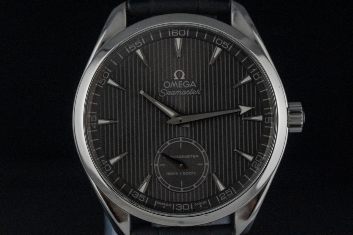 2013 Omega Seamaster Aqua Terra XXL 231.13.49.10.06.001 Grey Dial 49.2mm Manual Wind