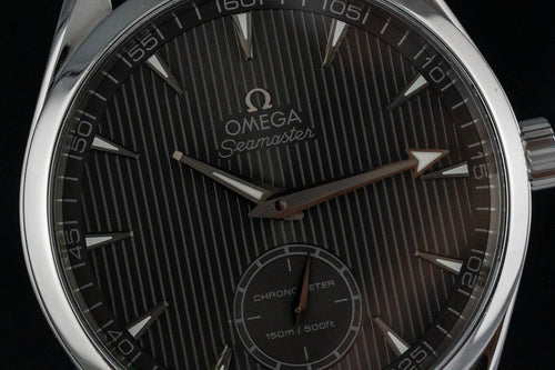 2013 Omega Seamaster Aqua Terra XXL 231.13.49.10.06.001 Grey Dial 49.2mm Manual Wind