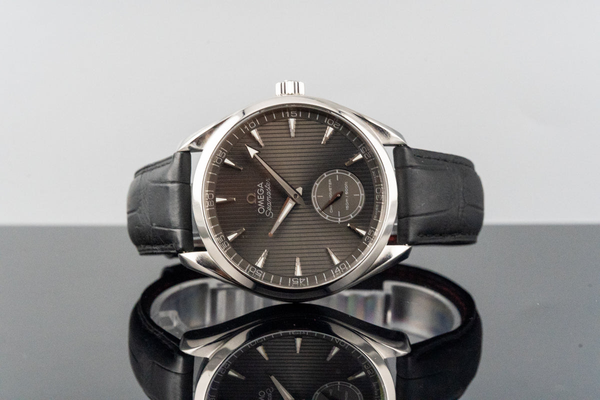 2013 Omega Seamaster Aqua Terra XXL 231.13.49.10.06.001 Grey Dial 49.2mm Manual Wind
