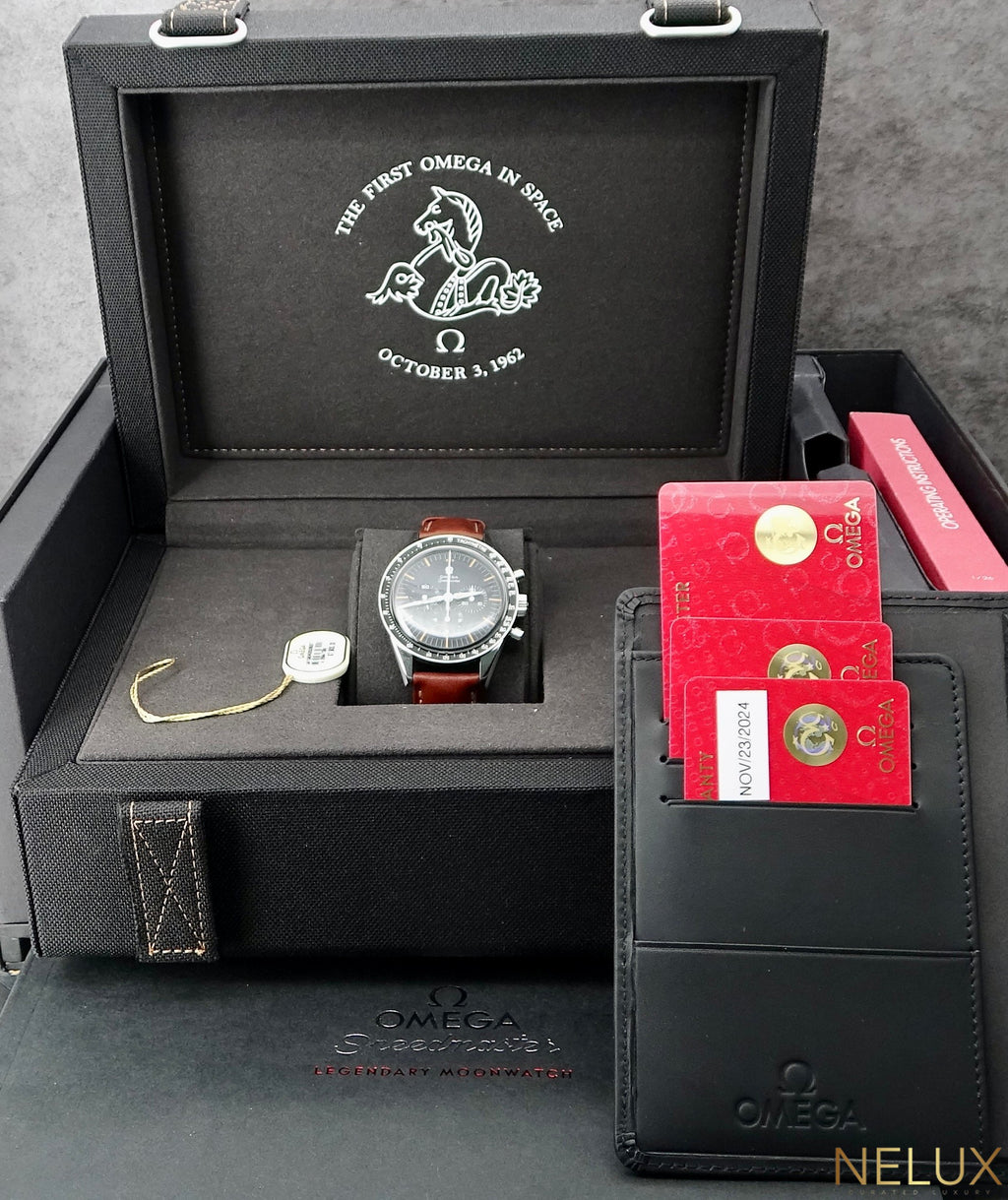 2024 Omega Speedmaster “First Omega in Space” 310.30.40.50.06.001 – Full Set