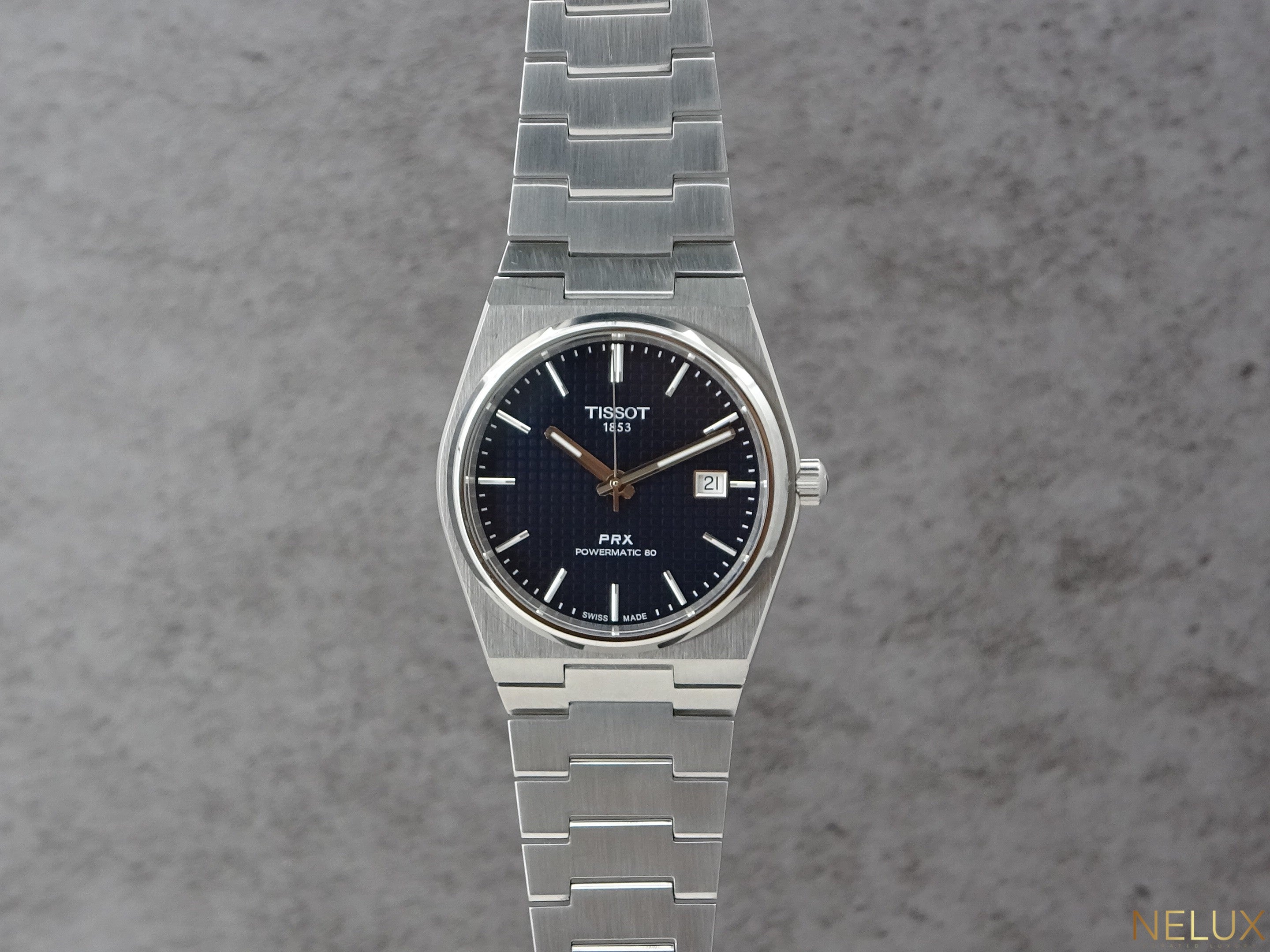 2022 Tissot PRX Powermatic 80 – Blue Dial – Full Set