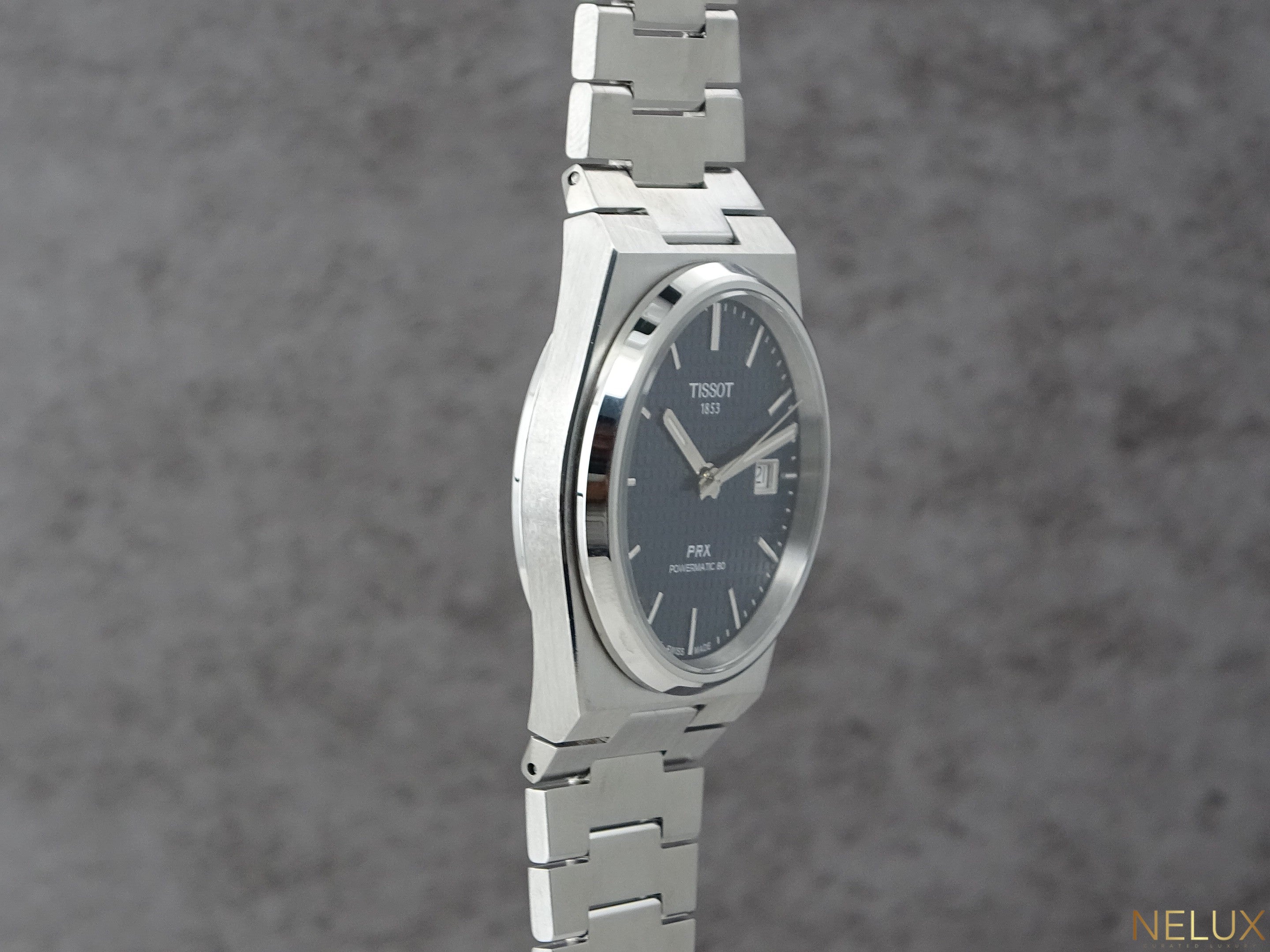 2022 Tissot PRX Powermatic 80 – Blue Dial – Full Set