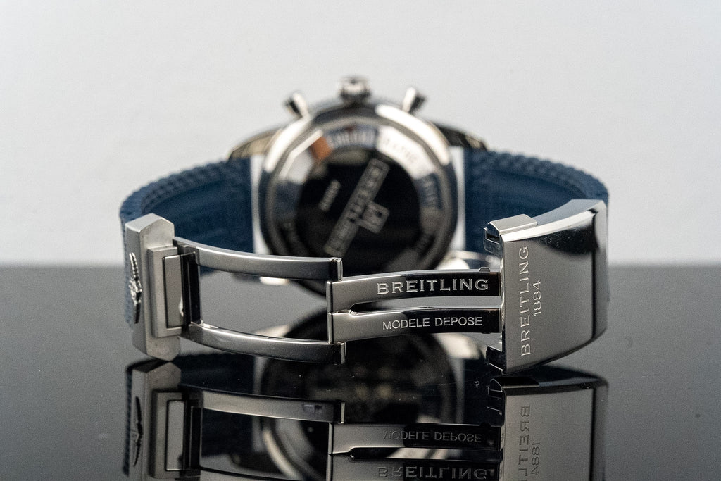 Breitling SuperOcean Heritage Chronograph 44 A13313 Blue Dial Rubber Full Set
