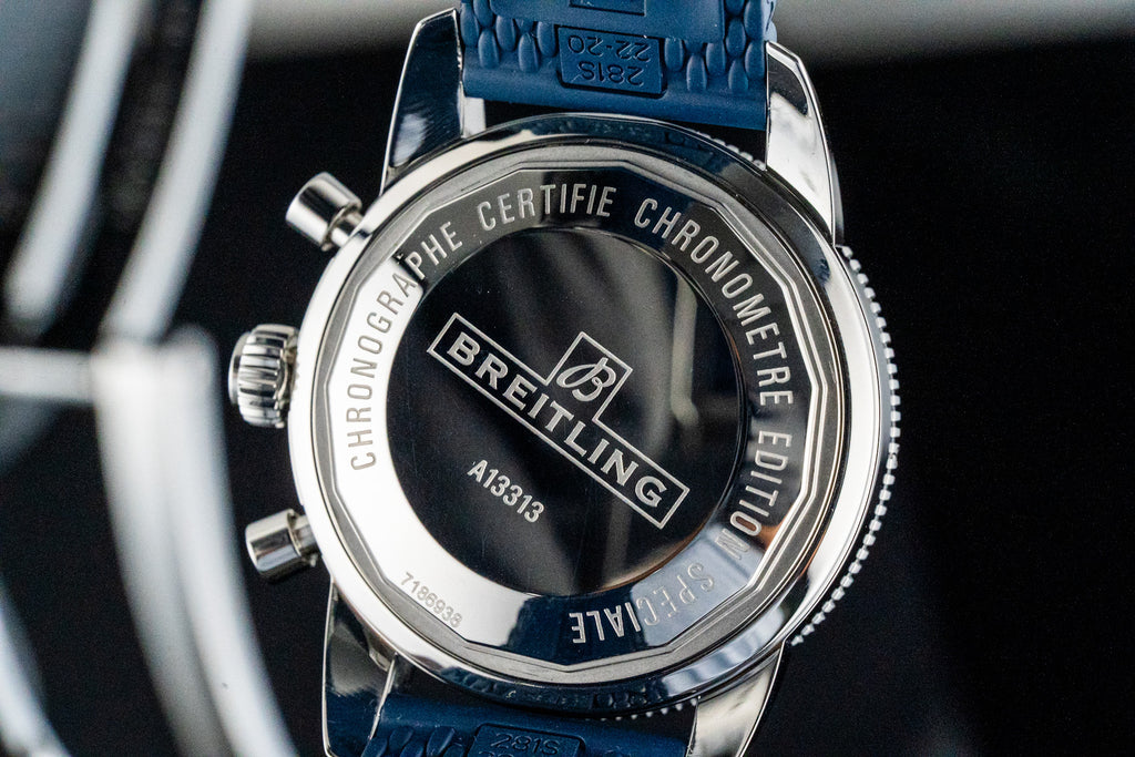 Breitling SuperOcean Heritage Chronograph 44 A13313 Blue Dial Rubber Full Set