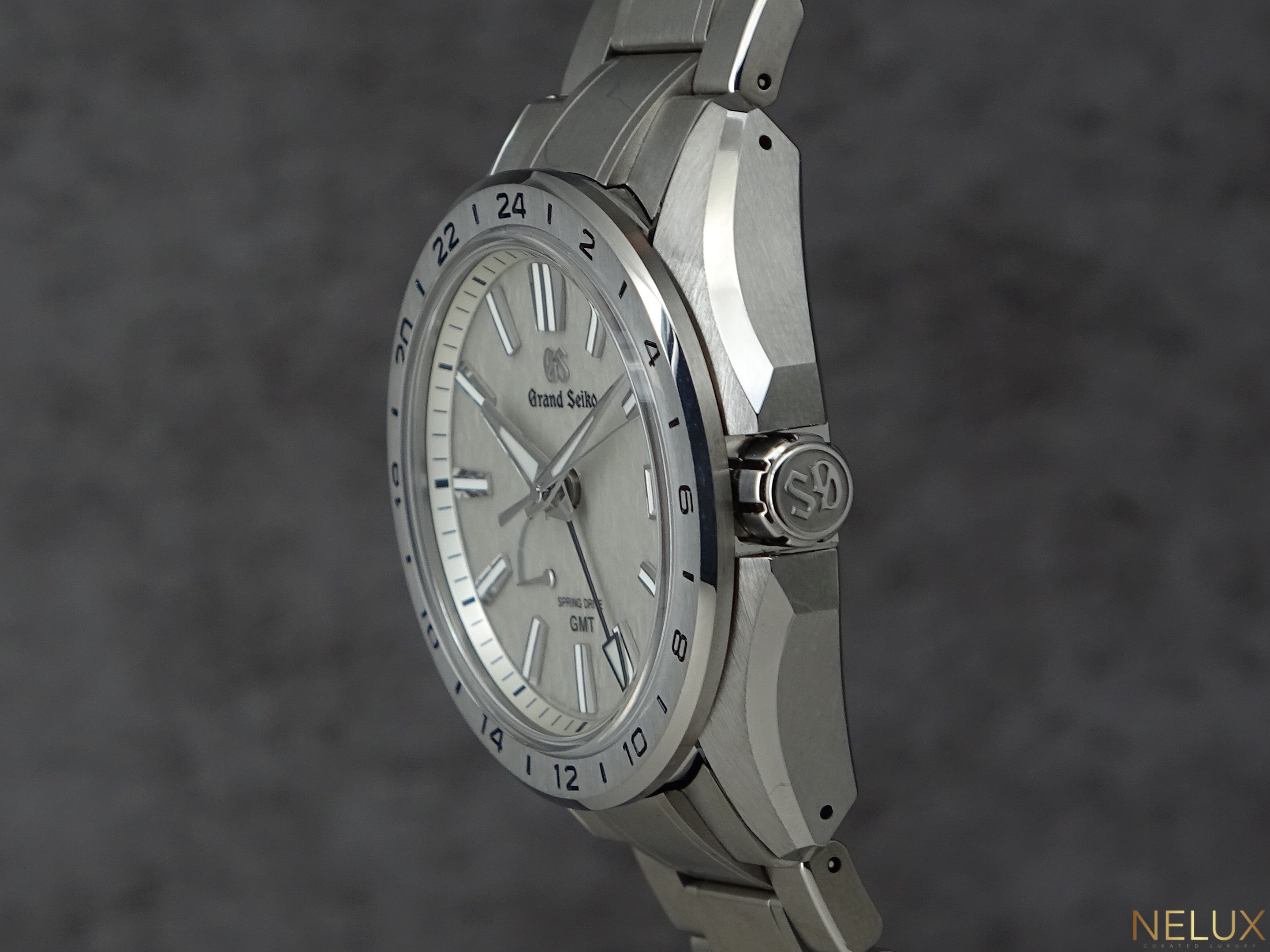 2023 Grand Seiko Evolution 9 Titanium Spring Drive GMT SBGE285 – Extra Strap – Full Set