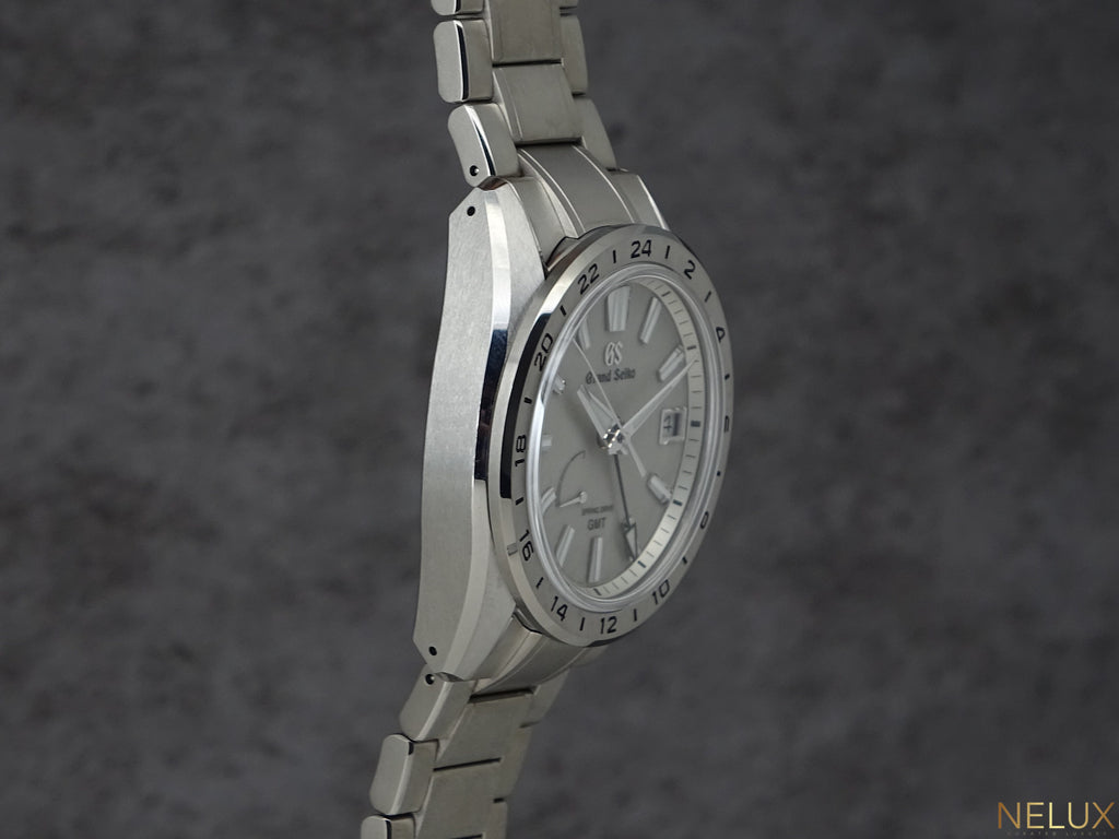 2023 Grand Seiko Evolution 9 Titanium Spring Drive GMT SBGE285 – Extra Strap – Full Set