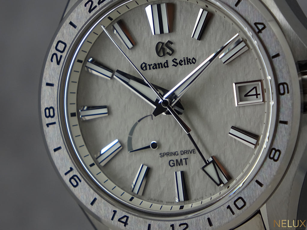 2023 Grand Seiko Evolution 9 Titanium Spring Drive GMT SBGE285 – Extra Strap – Full Set